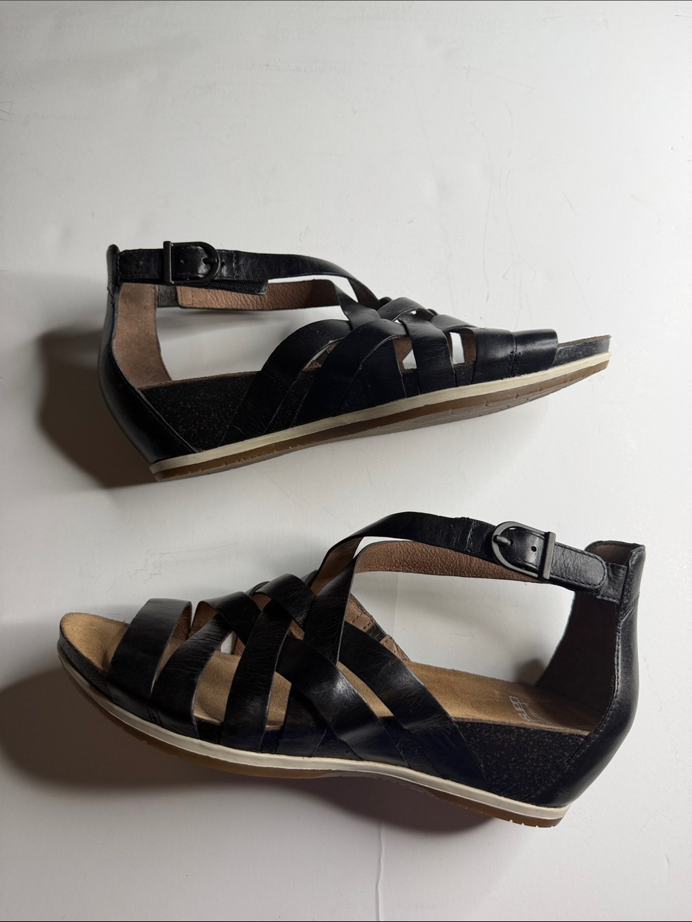 Dansko Women's Mirabella Cork Wedge Gladiator Sandals size 38